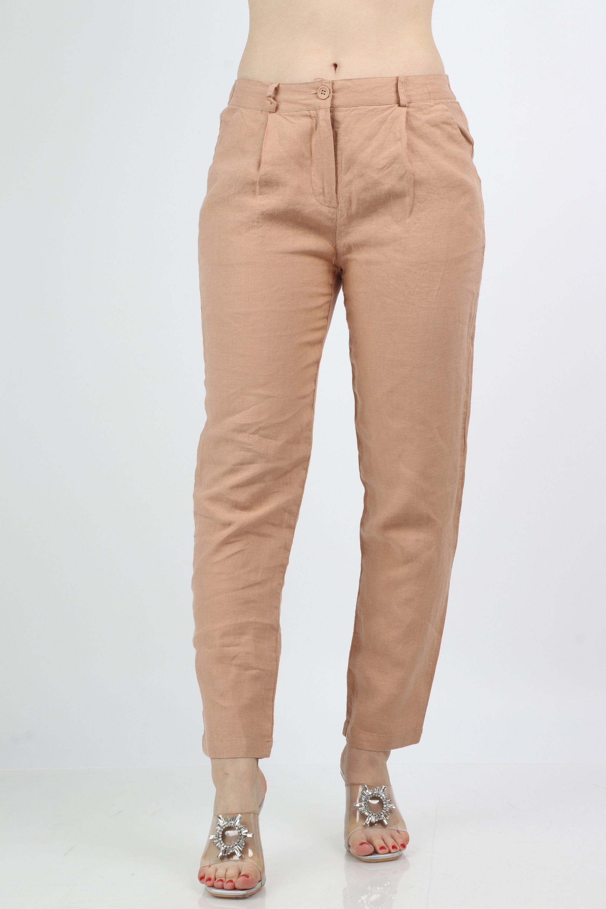 داليدرس بنطلون سادة بأساور من أسفل سادة نسائي لوز