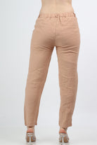 داليدرس بنطلون سادة بأساور من أسفل سادة نسائي لوز