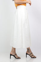 داليدرس تنورة سادة بقصة من الأسفل برباط من الخصر