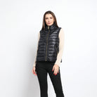 داليدرس فيست نسائي شتوي بامب بدون كم أسود