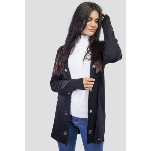 داليدرس كارديجان سادة كم طويل نسائي