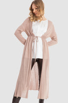 داليدرس كارديجان طويل مخصر كم طويل نسائي وردي