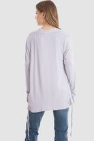 داليدرس كارديجان سادة كم طويل واسع نسائي