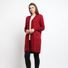 داليدرس كارديجان طويل سادة مزين بأزرار نسائي