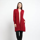 داليدرس كارديجان طويل سادة مزين بأزرار نسائي