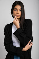 داليدرس كارديجان طويل سادة كم طويل نسائي