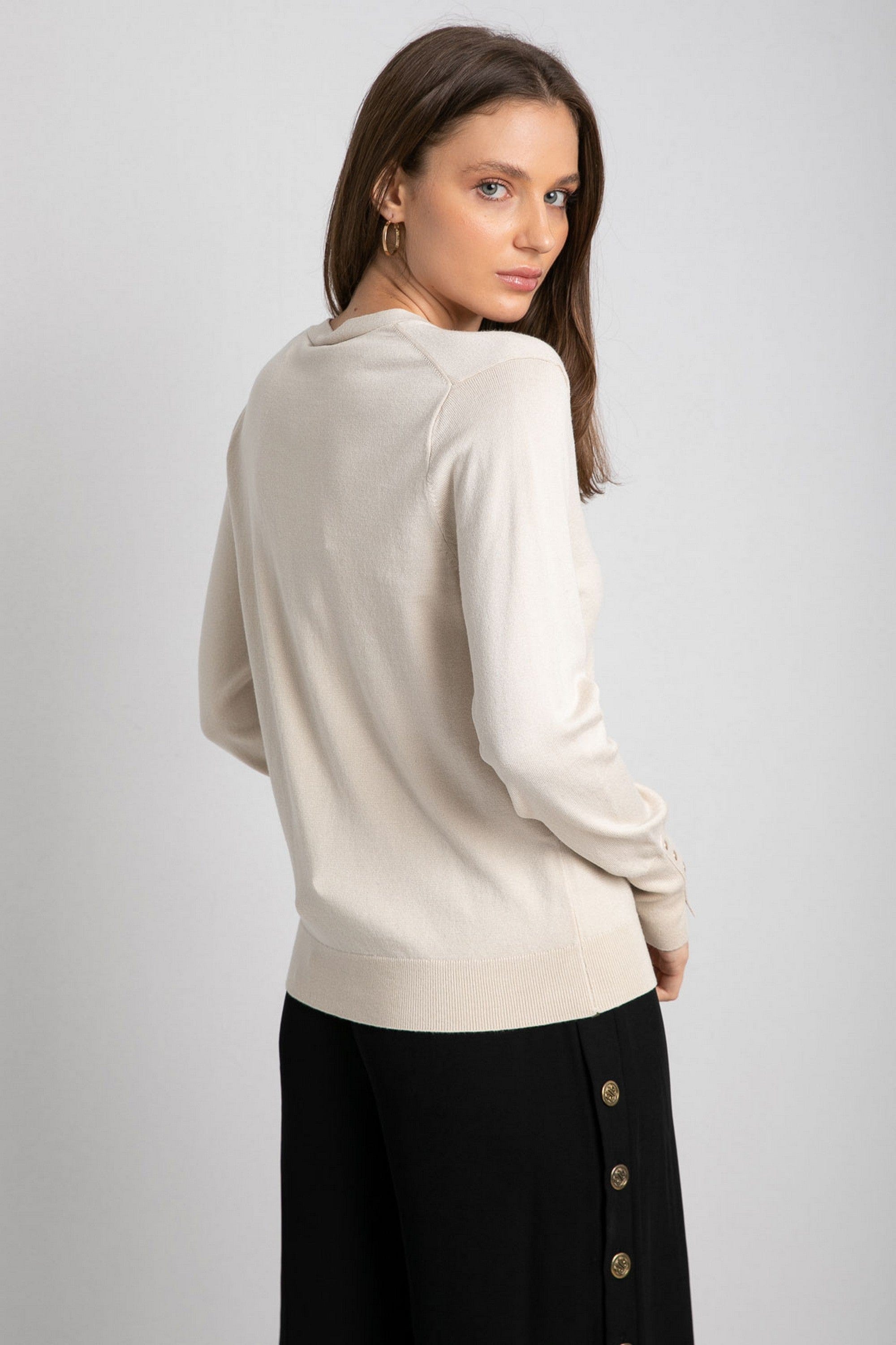 داليدرس كارديجان مع جيب وسحاب سادة نسائي