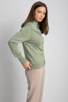 داليدرس كارديجان مع جيب وسحاب سادة نسائي