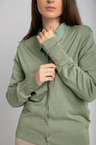 داليدرس كارديجان مع جيب وسحاب سادة نسائي