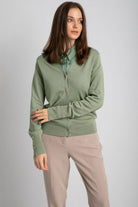 داليدرس كارديجان مع جيب وسحاب سادة نسائي