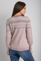 داليدرس كارديجان بأزرار أمامية منقوش من أعلى كم طويل متعدد الألوان