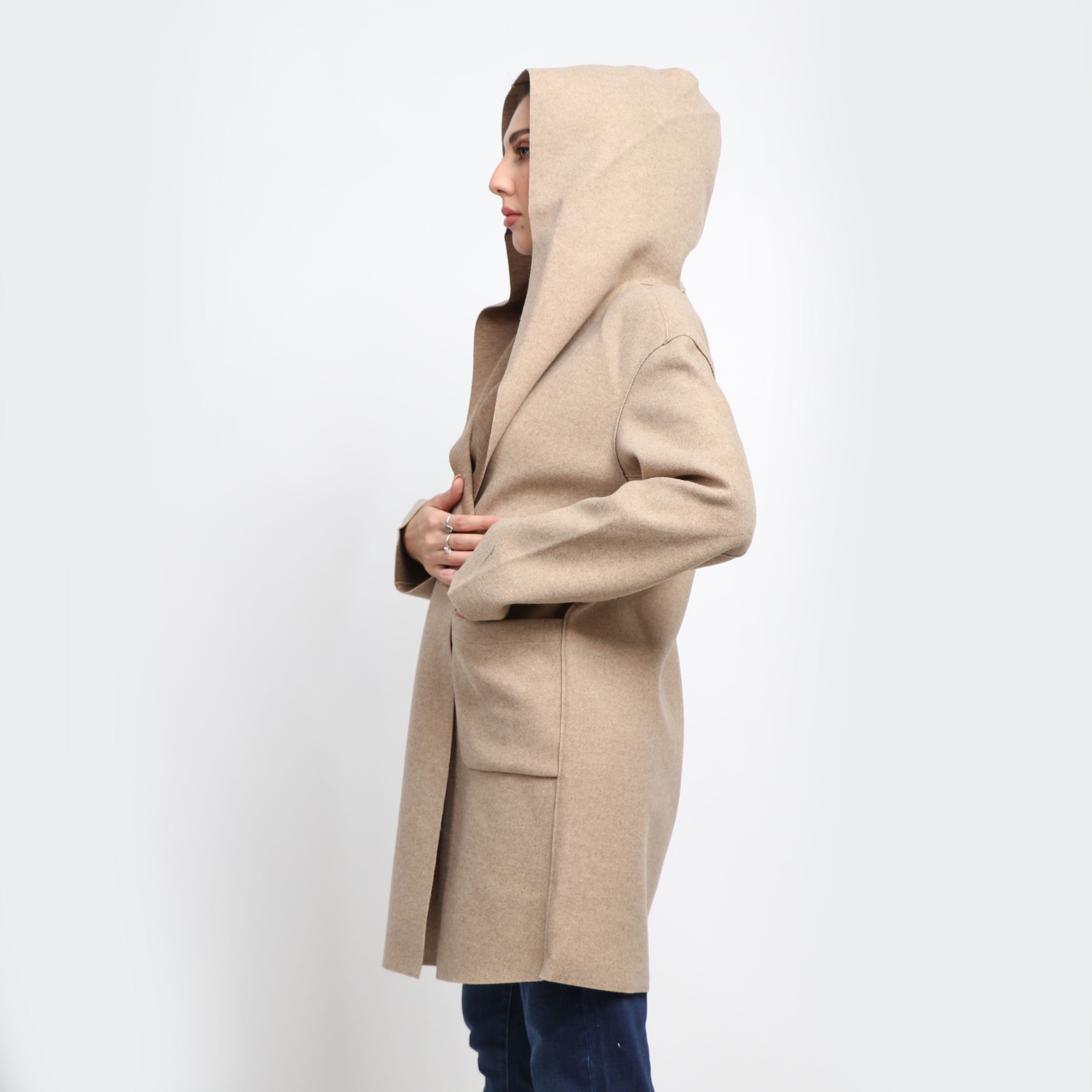 داليدرس كارديجان طويل سادة برباط وجيوب نسائي جملي