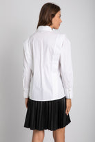 داليدرس بلوزة سادة واسعة كم طويل نسائي