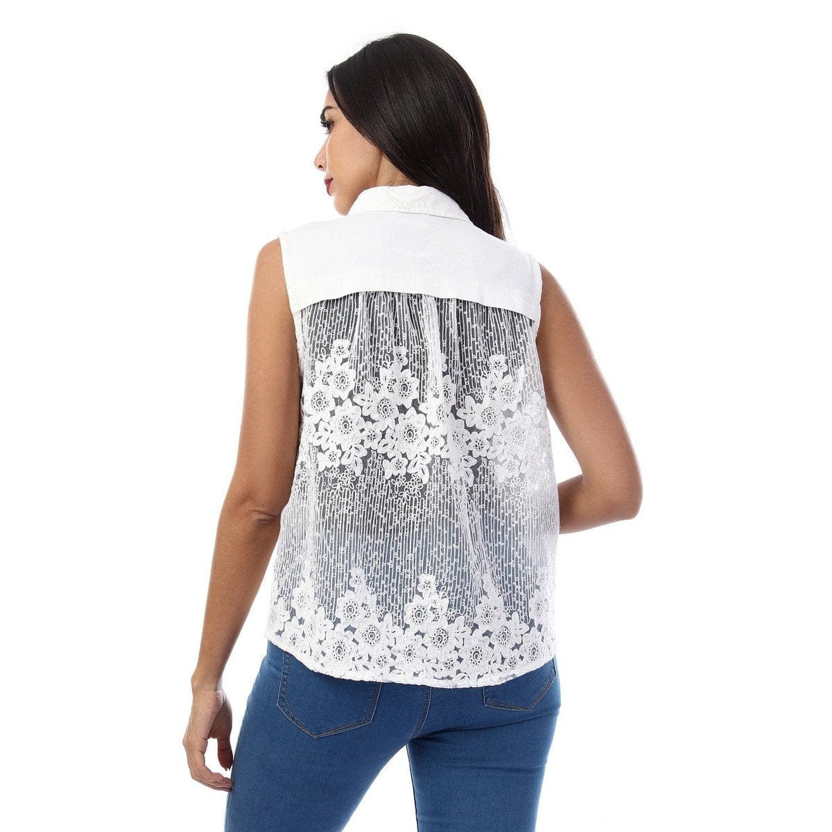 داليدرس فيست بجيوب على الصدر أوف وايت