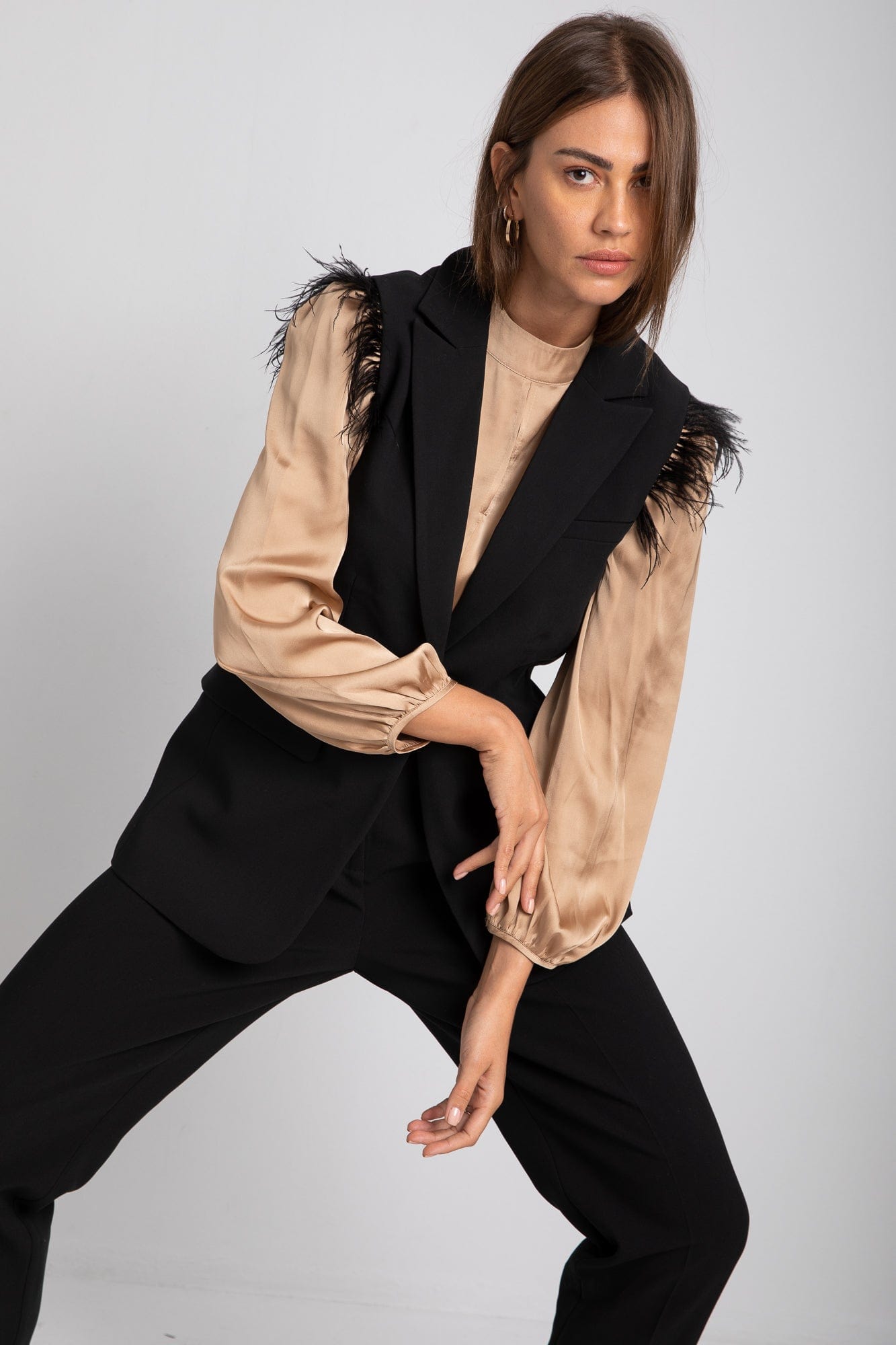 داليدرس فيست سادة رسمي نسائي أسود