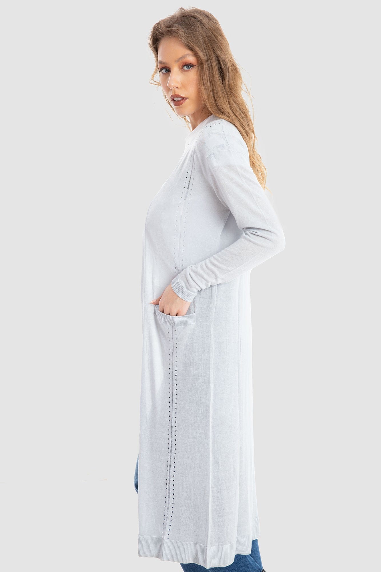 داليدرس كارديجان طويل كم طويل نسائي