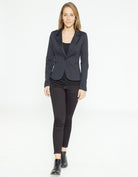 شانا سترة نسائية كلاسيك اكمام طويلة سادة