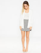 شانا جاكيت بجيوب سادة بأكمام طويلة نسائي