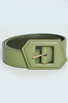 كيتشن حزام جلد بتوكة كبيرة نسائي