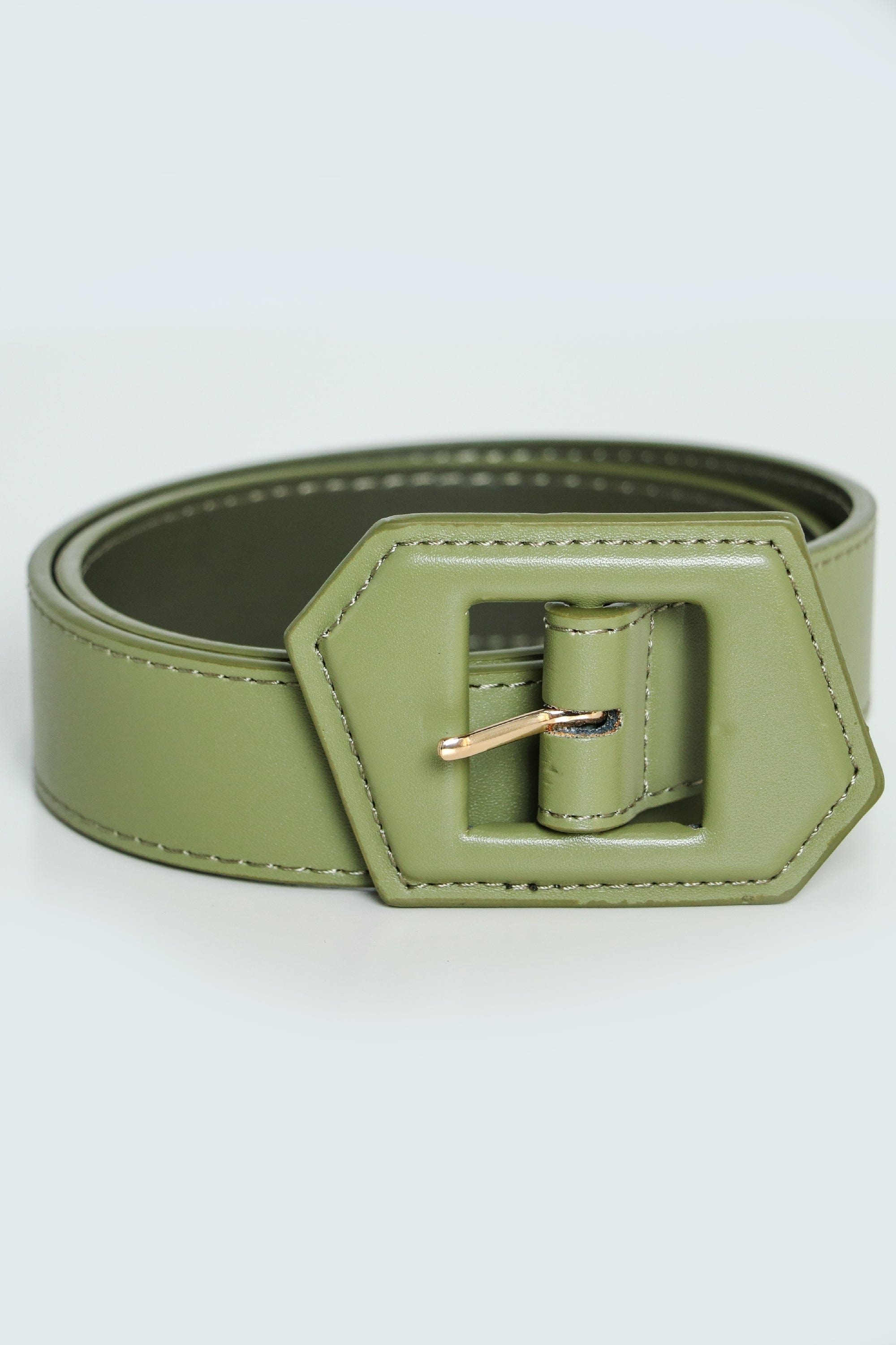 كيتشن حزام جلد بتوكة كبيرة نسائي