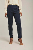 داليدرس بنطلون سادة طويل خصر مرتفع نسائي أسود سحلبي