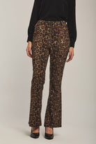 داليدرس بنطلون نسائي تايجر واسع من أسفل برتقالي محترق