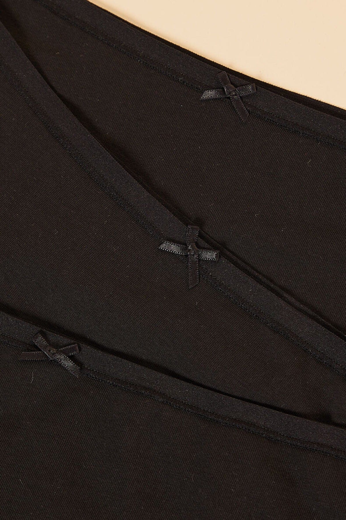 اتام طقم سراويل داخلية نسائي أسود