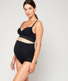 اتام سروال مشد نسائي داخلي لشد البطن للأمهات لون أسود أسود