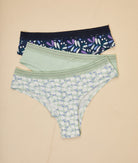 اتام سروال داخلي سبعه نسائي مشجر أزرق