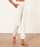 اتام سويت بانتس رياضي طويل واسع مع رباط على الخصر نسائي بيج فاتح