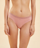 اتام سروال نسائي داخلي قماش سادة وردي