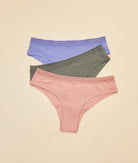 اتام سروال نسائي داخلي قماش سادة وردي