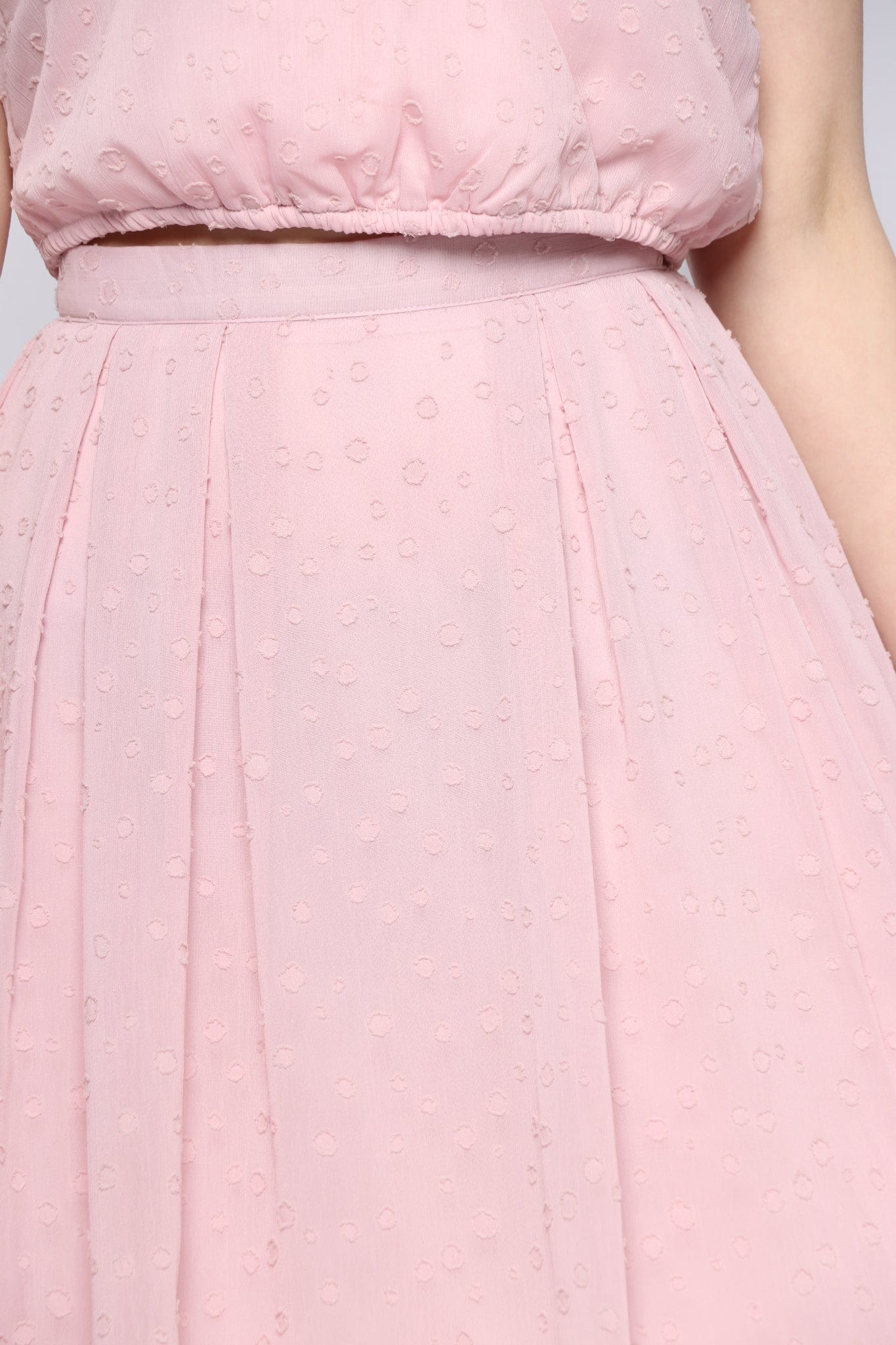 كيتشن تنورة ميدي كلوش شفافة نسائي