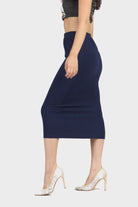 كيتشن تنورة ميدي سكيني خصر عالي