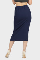 كيتشن تنورة ميدي سكيني خصر عالي