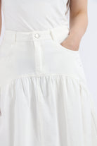 كيتشن تنورة ميدي سادة واسعة نسائي