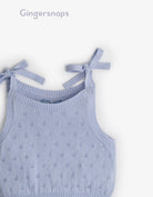 جينجرسنابس بلوزة بناتي مخرم حمالات أزرق