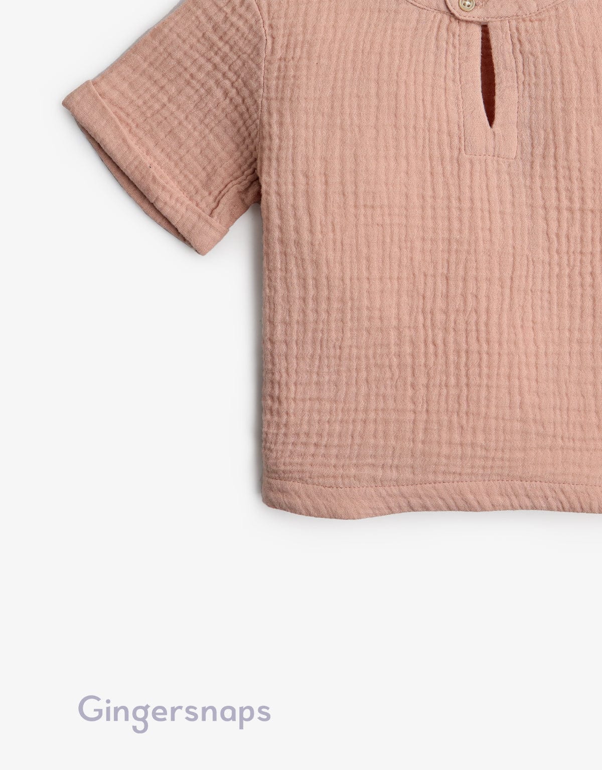 جينجرسنابس قميص منقط كم طويل رضع أولادي أحمر بنفسجي