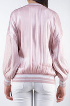 كيتشن جاكيت بسحاب بدون ياقة كم طويل نسائي