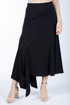 كيتشن تنورة ميدي سادة طويلة من الجانب