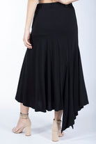 كيتشن تنورة ميدي سادة طويلة من الجانب