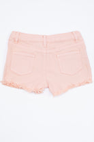 جينجرسنابس شورت بناتي جينز سادة خوخي ميلبا