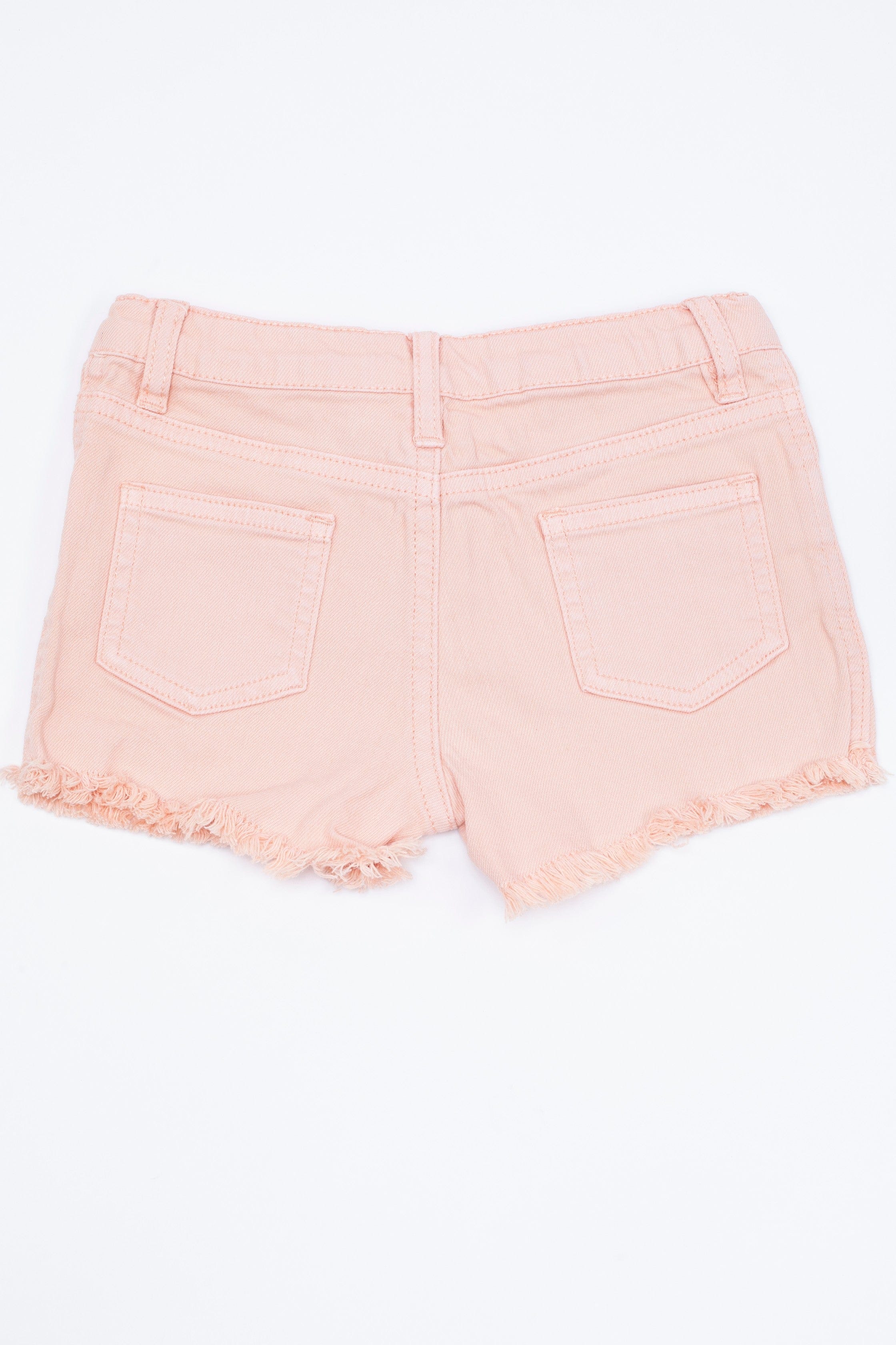 جينجرسنابس شورت بناتي جينز سادة خوخي ميلبا