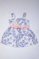 جينجرسنابس فستان بناتي مشجر حمالات بفيونكة على الخصر متعدد الألوان