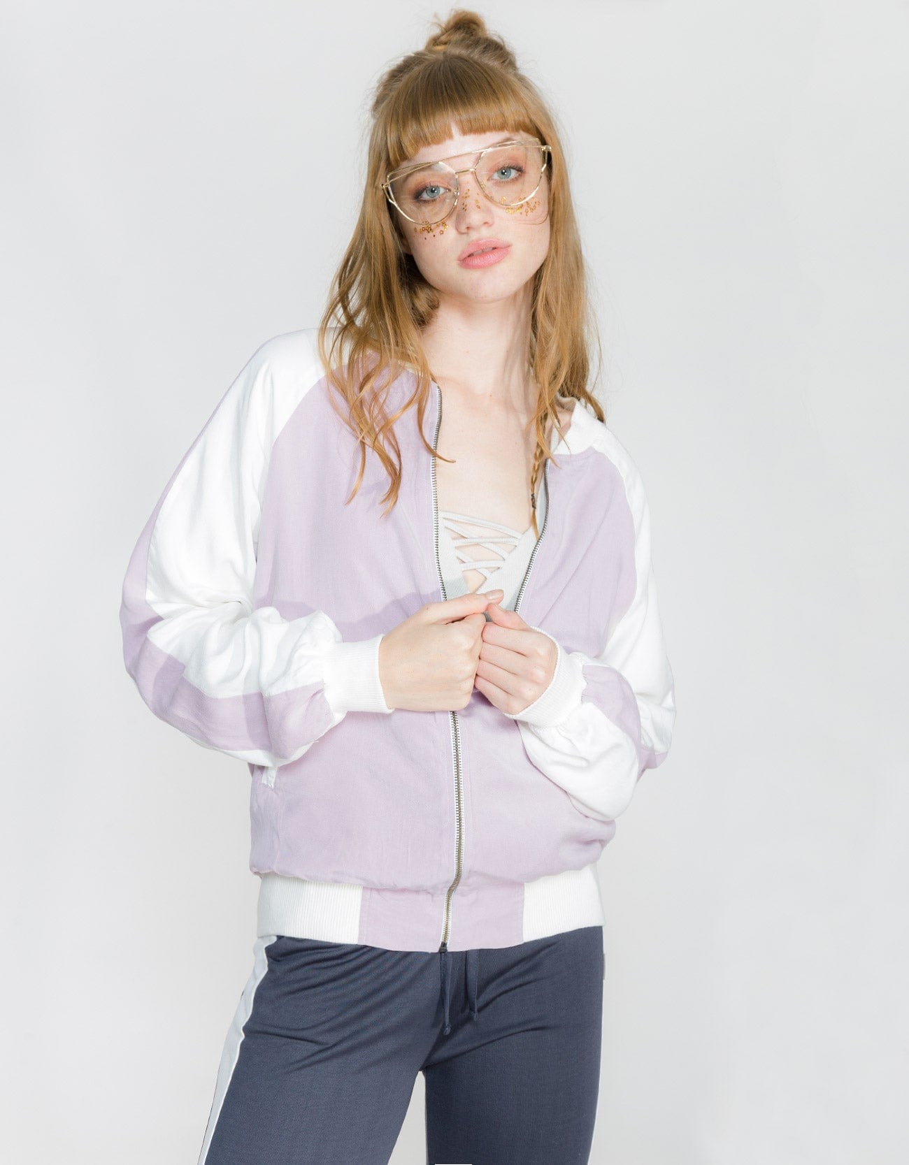 شانا جاكيت نسائي خفيف متعدد الالوان أرجواني