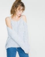  جاكيت سادة كم طويل نسائي ازرق داكن