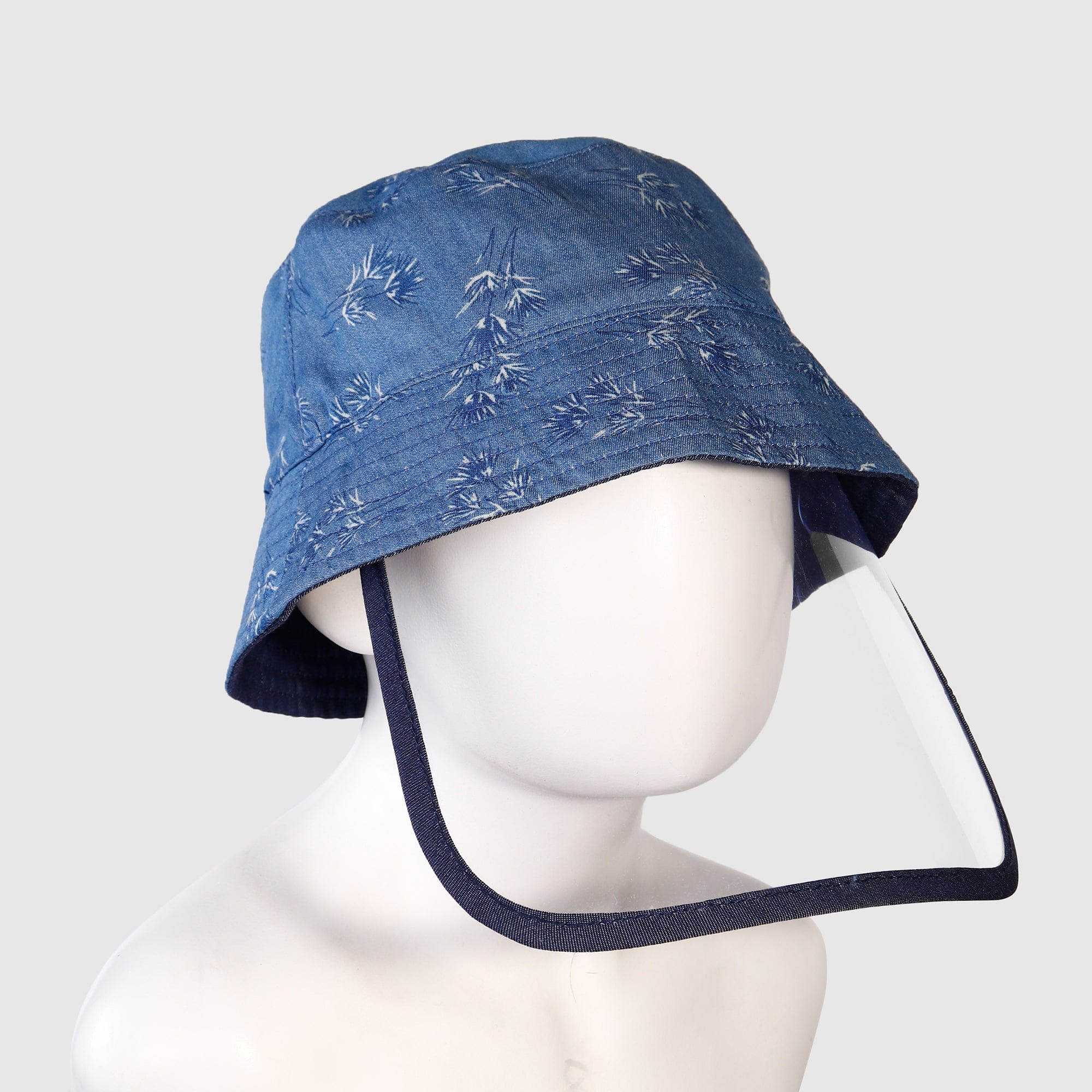 جينجرسنابس قبعة مشجرة جينز ولادي ازرق