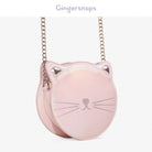 جينجرسنابس حقيبة دائرية بناتي وردي