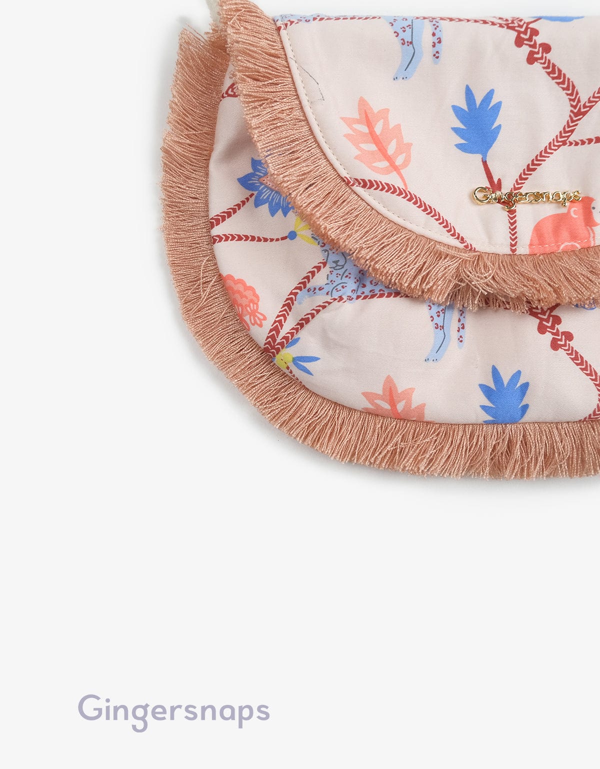 جينجرسنابس حقيبة بناتي مشجرة مزينة بخيوط متعدد الألوان