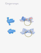 جينجرسنابس اكسسوارات شعر بناتي قطع متعدد الألوان